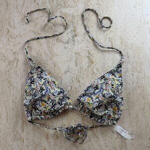ANTONIO MELANI reversible Multicolor Floral Bikini Top - 12
